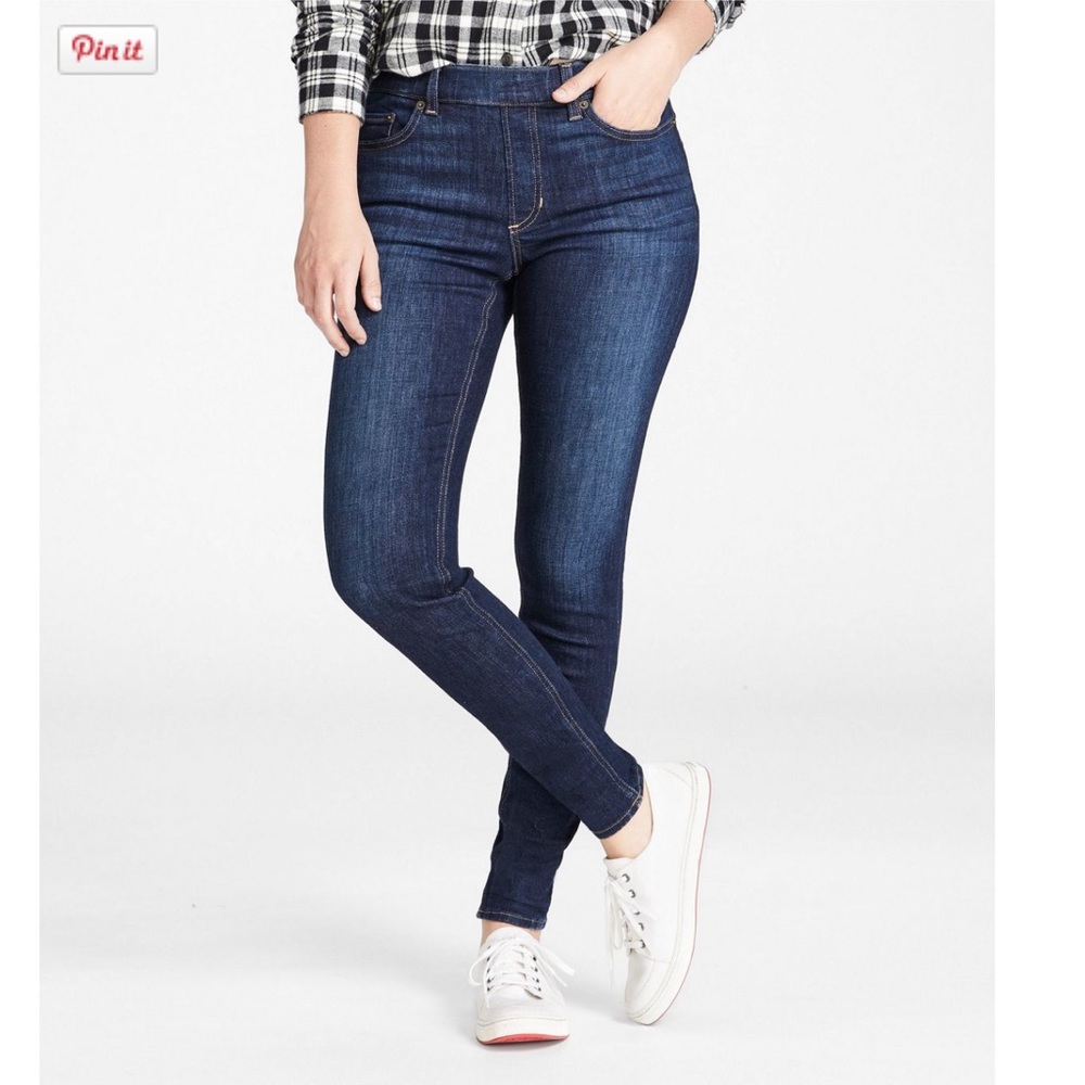 L.L. Bean BeanFlex skinny jeans petite